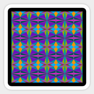 abstract geometric design for your creativity Sticker